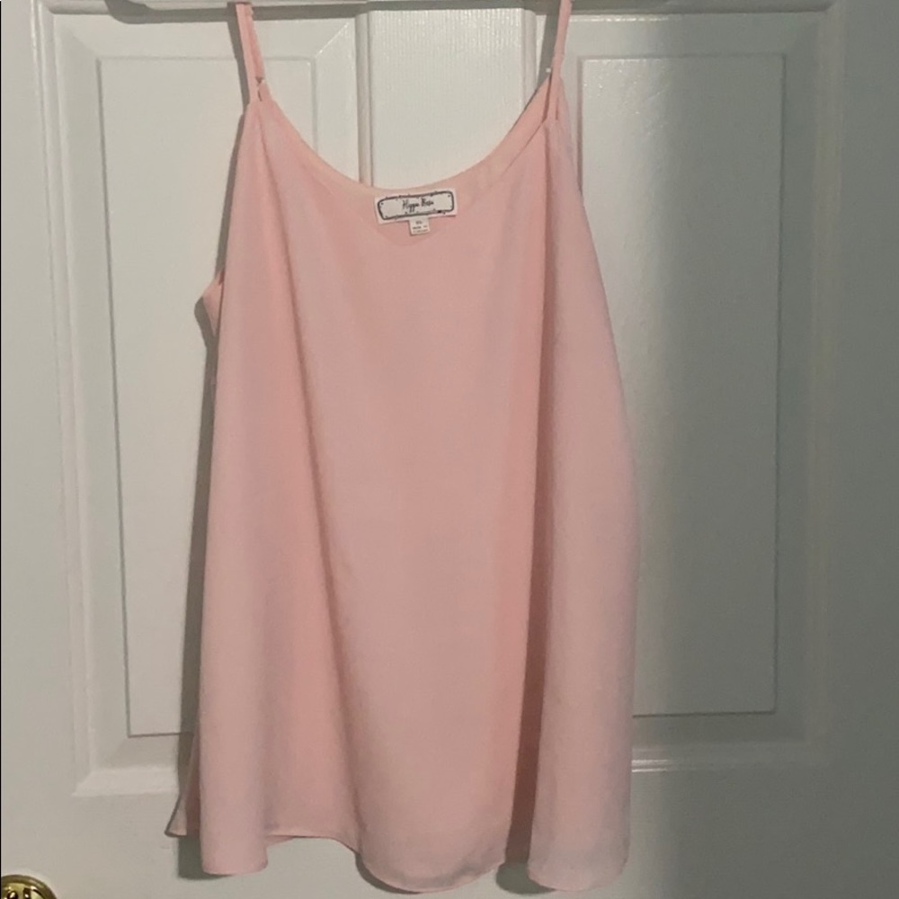 XL Pink flowy tank top